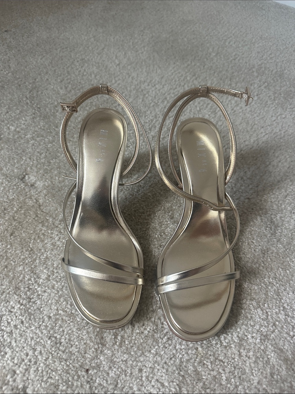 Mix No 6 Gold Harlow Heels